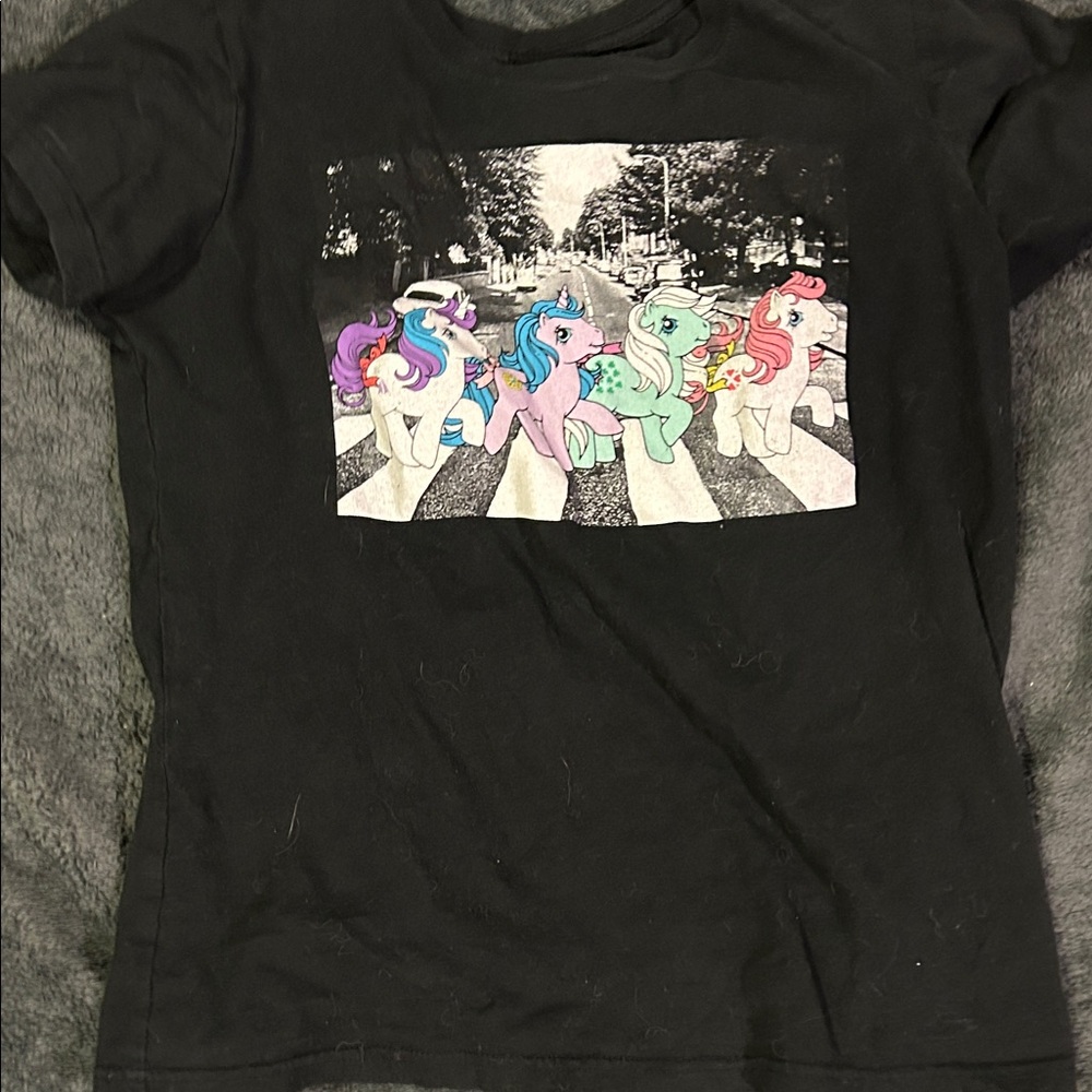 Colorful Pony Graphic Kids Tee